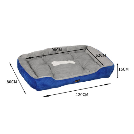 PaWz Pet Bed Dog Beds Bedding Mattress XXL Navy XX-Large-1975420442416123906