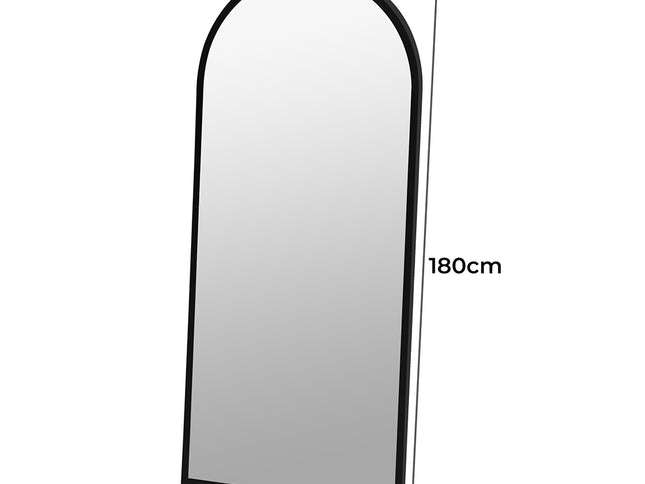 Yezi Floor Mirror Full length Mirrors 1.8M Black-1942353099511435266