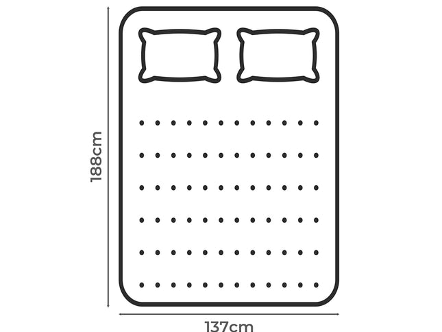 Dreamz Pillowtop Mattress Topper thickness 5cm-1973193430939078658