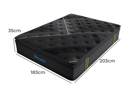 Dreamz Spring Mattress Bamboo Euro Top King-1864184421960257538