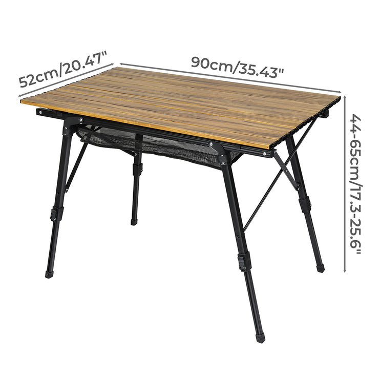 Levede Folding Camping Table Portable Aluminium BBQ Desk Rollup Picnic Outdoor-2050056781962547202