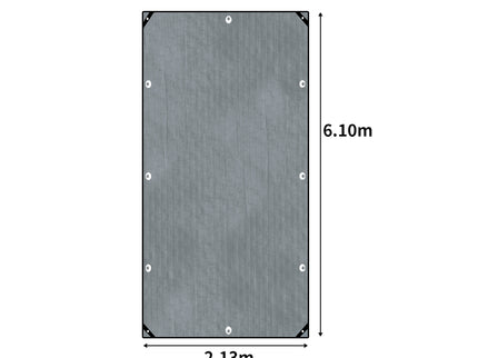 Manan Tarp Tarpaulin 200GSM Camping 2.13x6.1m-1864184735950049282