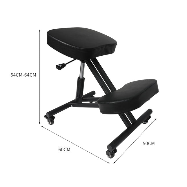 Levede Kneeling Chair Computer Ergonomic Black-1975420502021378050
