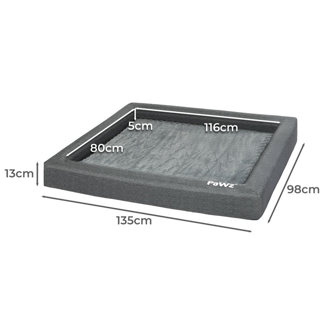 PaWz Memory Foam Pet Bed Calming Dog XXL XX-Large-1973193677803229186