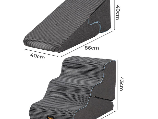 Pawz Dog Steps Adjustable Dog Ramp Portable Pet Stairs-2018816724396281858