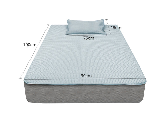 DreamZ Latex Cooling Bed Sheet Set Fitted 2PCS Single-1942353306844270594