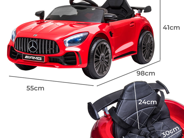 Kids Ride On Car 12V Battery Mercedes-Benz Red-1973193918971514882