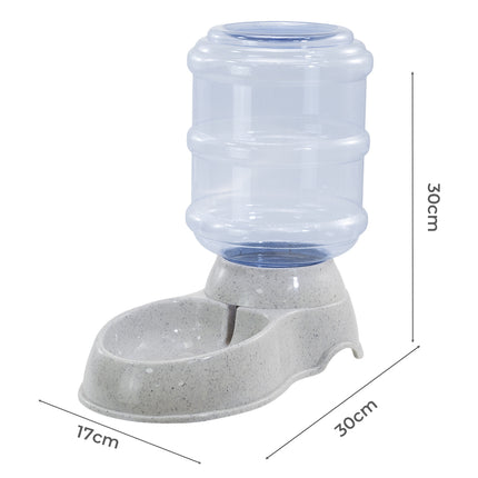Pawz Automatic Pet Feeder Water Dispenser 3.5L Grey-2006733420771807234