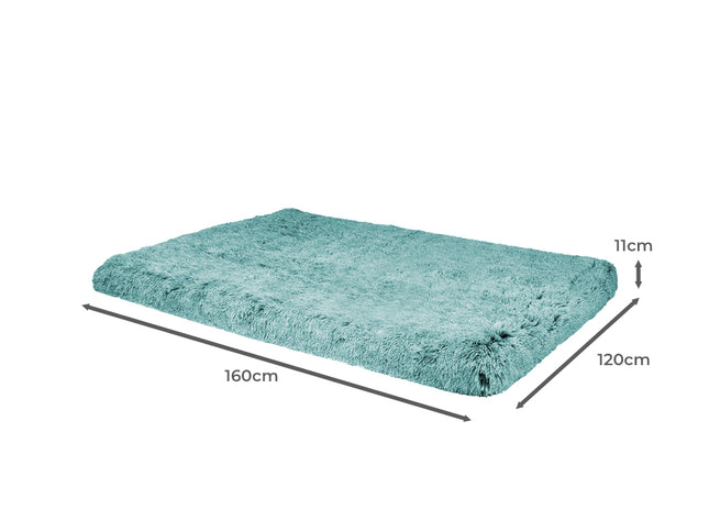 PaWz Dog Mat Pet Calming Bed Memory XXL Green XX-Large-1973193662615654402