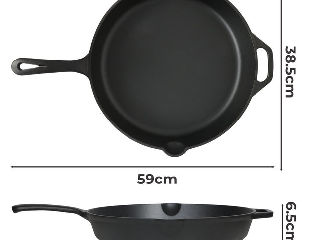 Toque Non Stick Frying Pan Cast Iron Steak Skillet-2029387291901956098