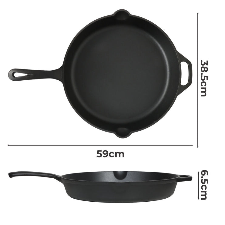 Toque Non Stick Frying Pan Cast Iron Steak Skillet-2029387291901956098