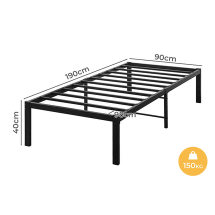 Levede Metal Bed Frame Heavy Duty Storage Space-1975420386078232578