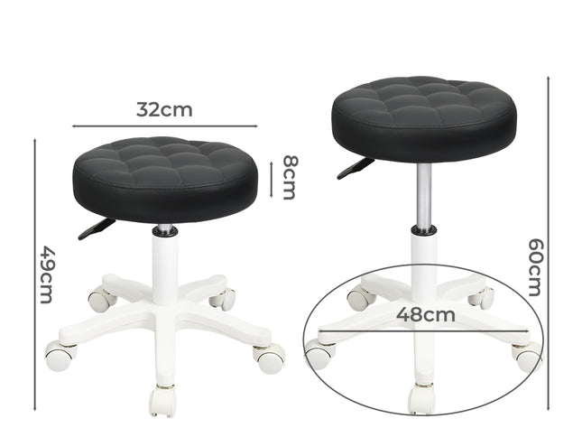 Levede Rolling  Bar Stool-1973193468662648834