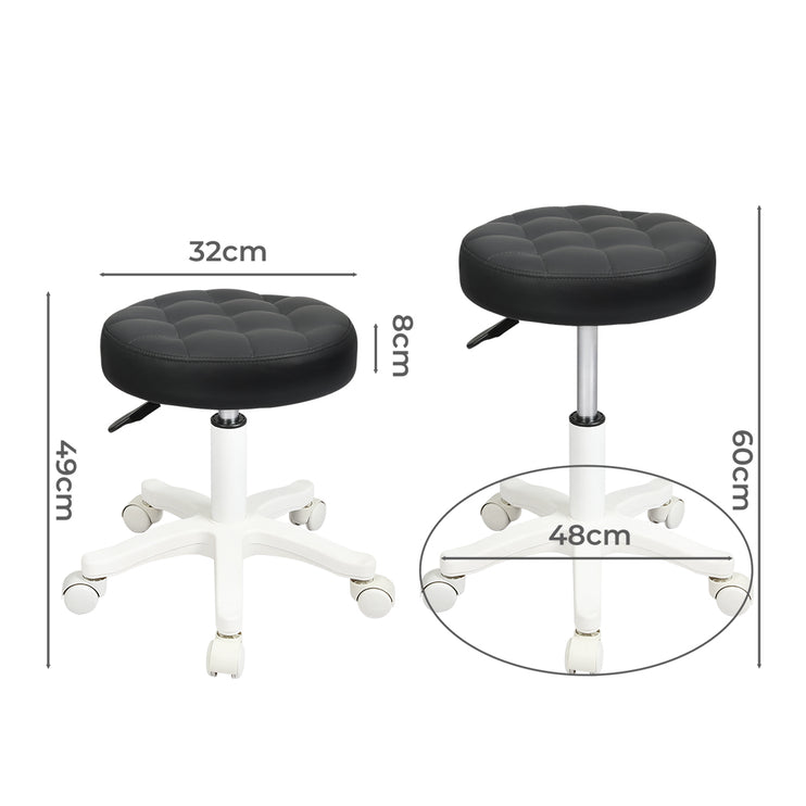 Levede Rolling  Bar Stool-1973193468662648834