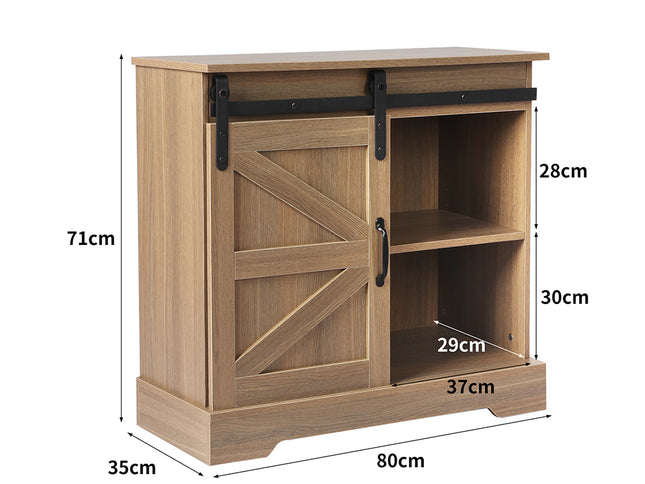 Levede Buffet Sideboard Storage Cabinet-1942353401757175810
