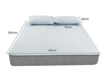 DreamZ Latex Cooling Bed Sheet Set Fitted 3PCS Queen-1910113200163131394