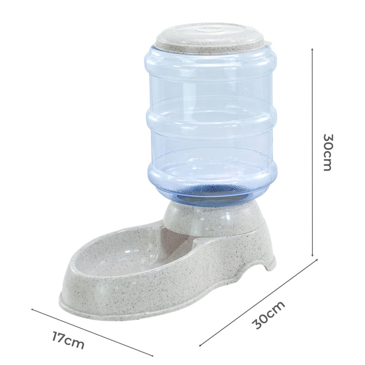 Pawz Automatic Pet Feeder Water Dispenser 3.5L Grey-2006733420562092034
