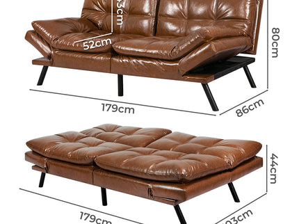 Levede Sofa Bed Futon Recliner Lounge-1864184617595179010