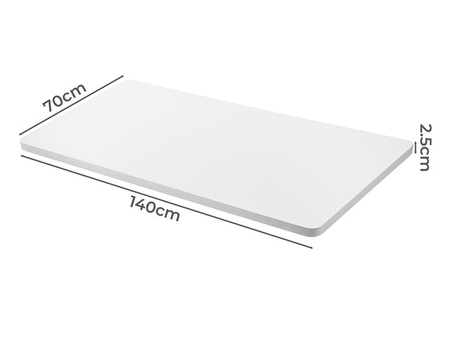 Levede Desktop For Motorised Adjustable Black 140X70CM White-1975420504248553474