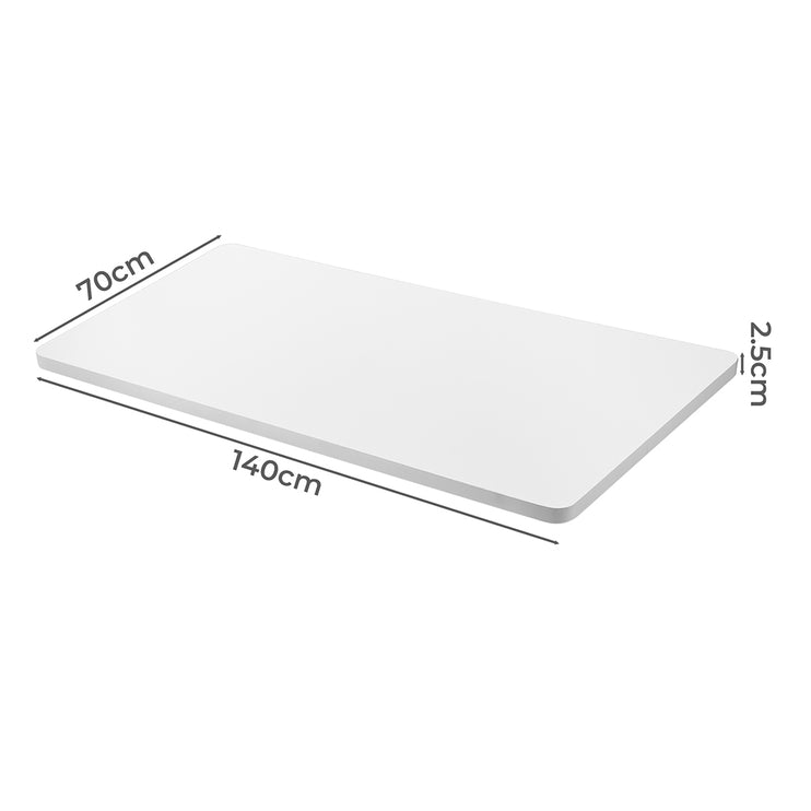Levede Desktop For Motorised Adjustable Black 140X70CM White-1975420504248553474