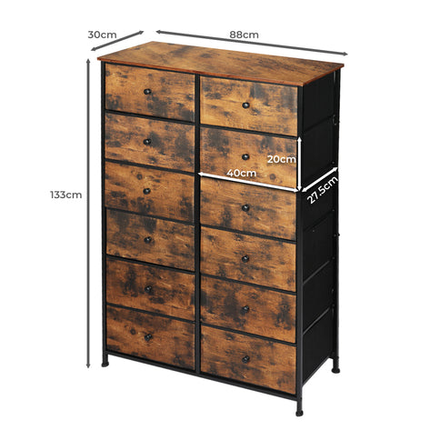 Levede Storage Cabinet Tower Chest 150 Pcs-1917016728873865218