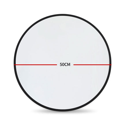 Wall Mirror Round Shaped Bathroom Makeup Small-1954802954624176130