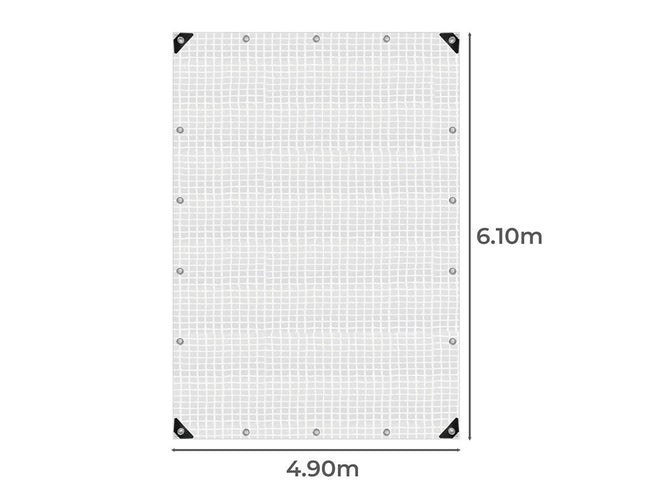 Manan Tarp Tarpaulin 200GSM Camping 4.9mx6.1m-1975420372555796482