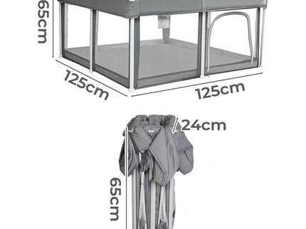 Bopeep Kids Playpen Foldable 125X125-1954802415404453890