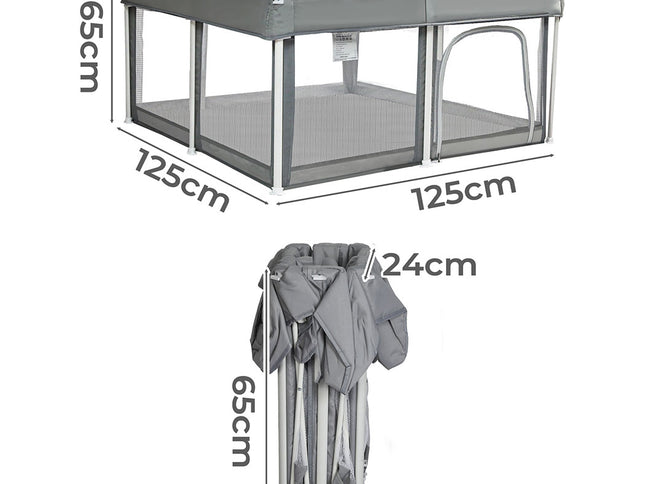 Bopeep Kids Playpen Foldable 125X125-1954802415404453890