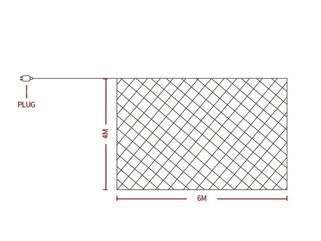 EMITTO 880LED Christmas Net Lights Mesh-1973193616197292034