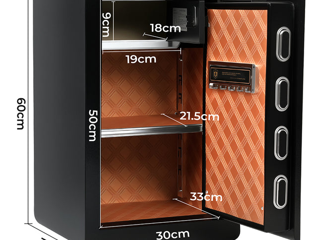 60L Fingerprint Large Security Safe Box Money Safe Box-1973193515521413122