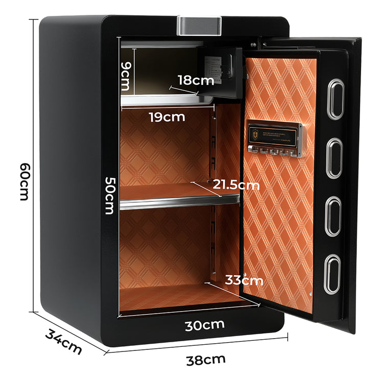 60L Fingerprint Large Security Safe Box Money Safe Box-1973193515521413122