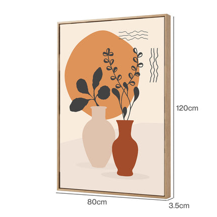 Yezi  Wall Art Canvas Modern Abstract 80×120cm Framed Artwork Home Office Decor-2050059007065985026