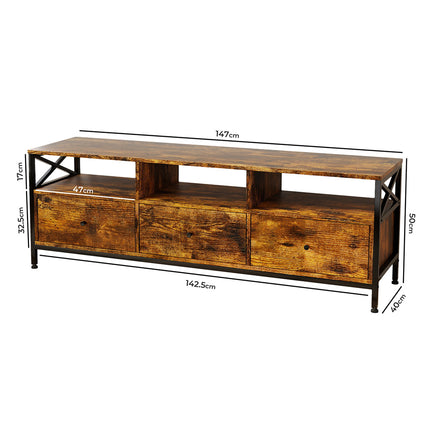 Levede TV Stand Cabinet Entertainment TV Unit 147cm-2011971130621038594