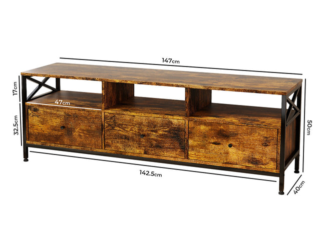 Levede TV Stand Cabinet Entertainment TV Unit 147cm-2011971130621038594
