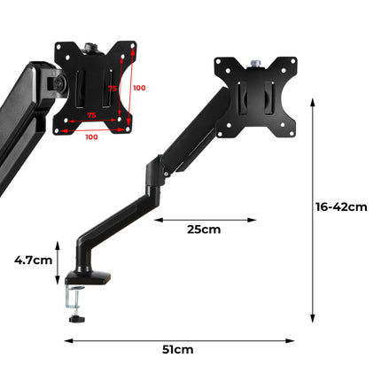 Traderight Monitor Stand Single Arm  for 13"-32"-1954802401001213954
