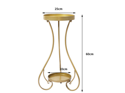 Levede Plant Stand 2 Tiers Outdoor Indoor Medium-1864184720452096002