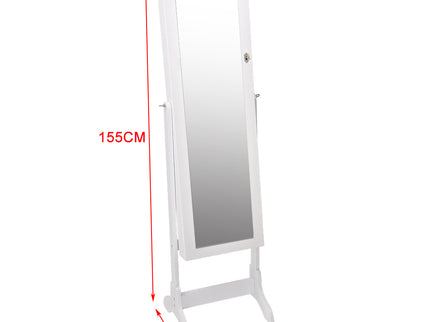 Levede Mirror Jewellery Cabinet Makeup-1917016722817290242