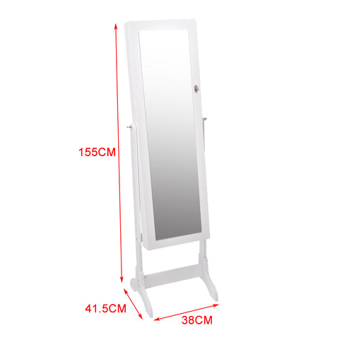 Levede Mirror Jewellery Cabinet Makeup-1917016722817290242