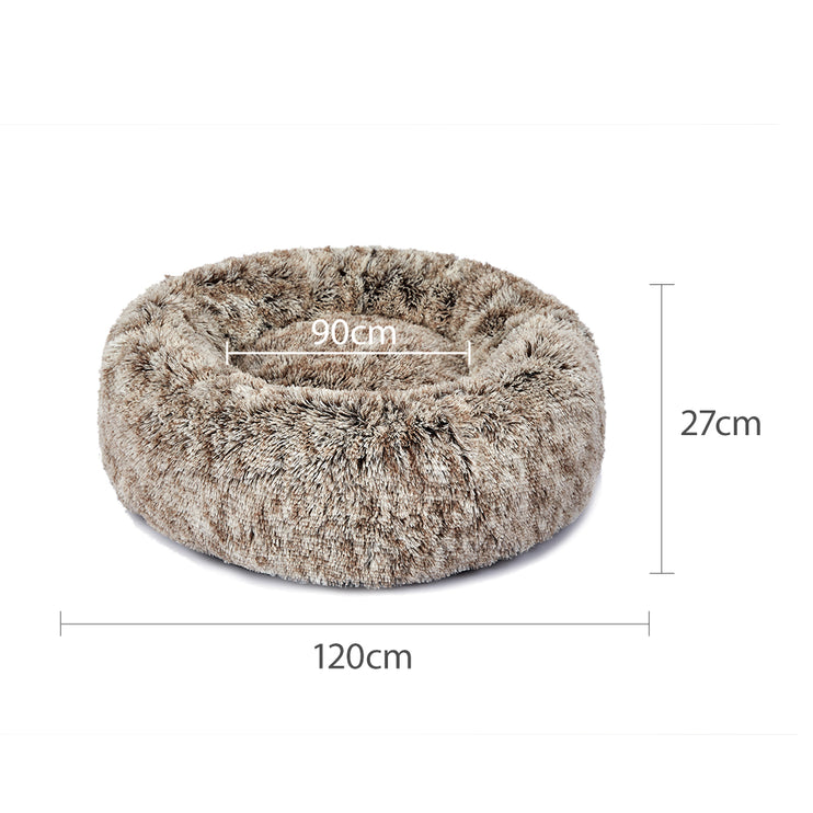 PaWz Pet Beds Dog Cat Soft Warm Kennel XXL Brown XX-Large-1973193633775620098