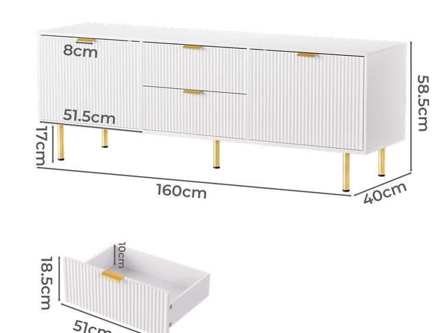 Levede 160cm Entertainment Unit-1975420330801500162