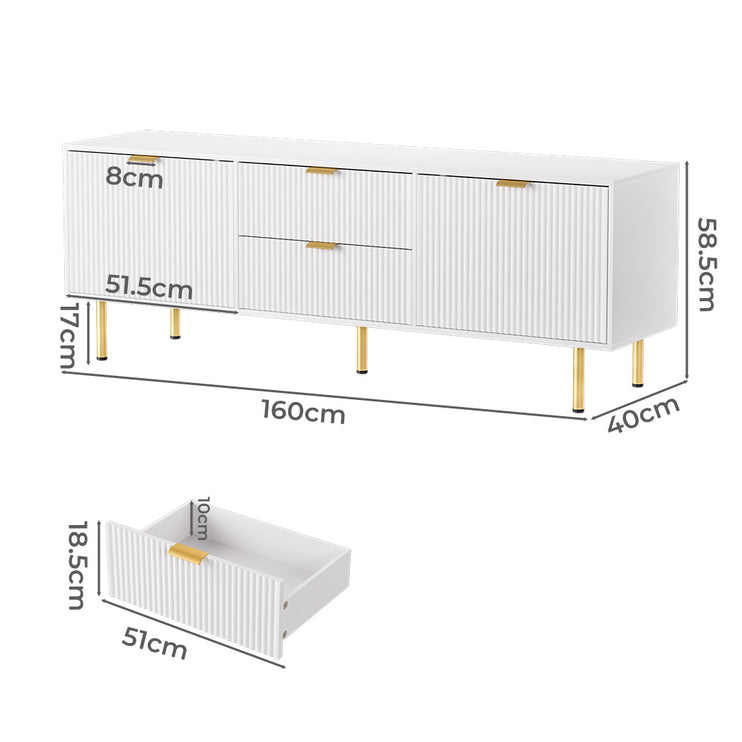 Levede 160cm Entertainment Unit-1975420330801500162