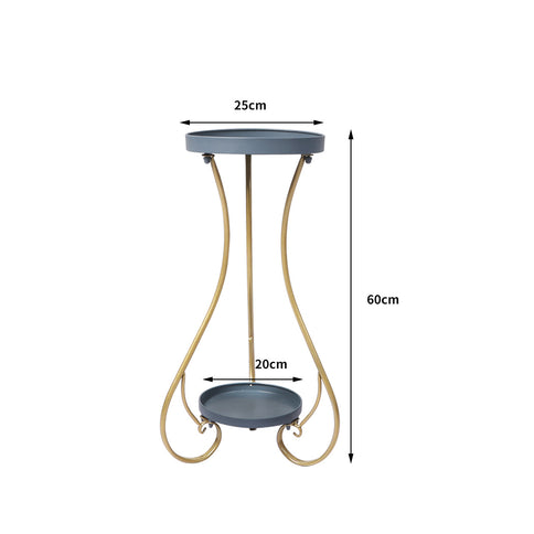 Levede Plant Stand 2 Tiers Outdoor Indoor Medium-1864184720603090946