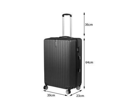 Slimbridge 24" Inch Luggage Suitcase Black 24 inch-1864184362594078722