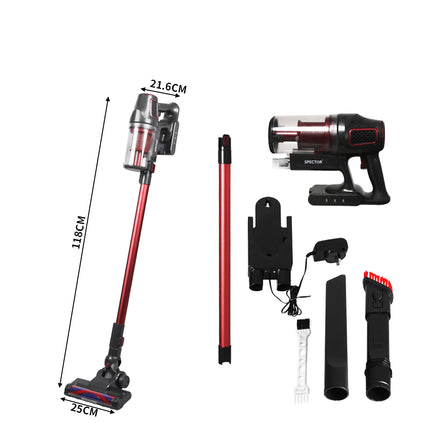 Spector Handheld Vacuum Cleaner Cordless Red-1973193700486025218