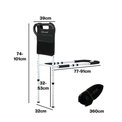 Levede Bed Rail Safety Bed Assist Rail Grab Handrail Adjustable Elderly Adult-2050056771933966338