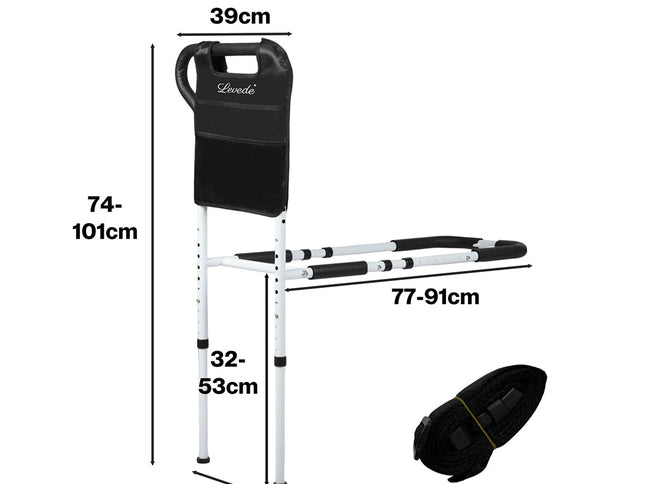 Levede Bed Rail Safety Bed Assist Rail Grab Handrail Adjustable Elderly Adult-2050056771933966338
