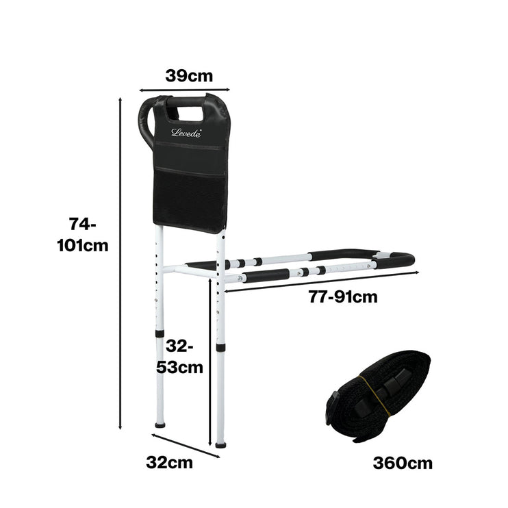 Levede Bed Rail Safety Bed Assist Rail Grab Handrail Adjustable Elderly Adult-2050056771933966338