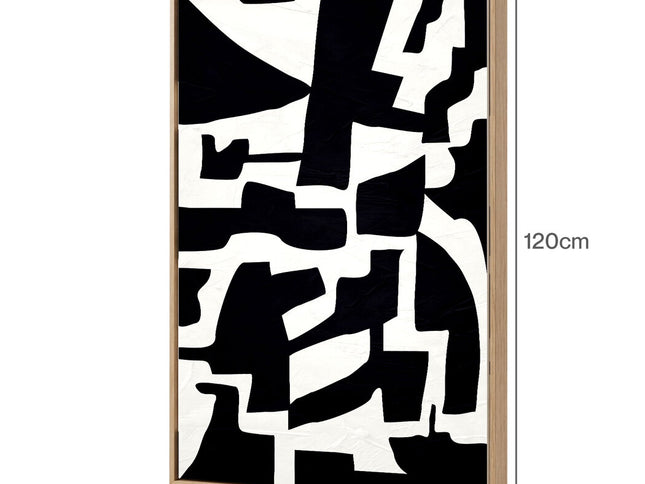 Yezi Modern Wall Art Canvas Abstract 80×120cm Framed Artwork Home Office Decor-2050059007950983170