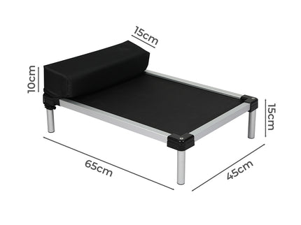 PaWz Pet Trampoline Aluminium Frame M Black Medium-1864184558489047042